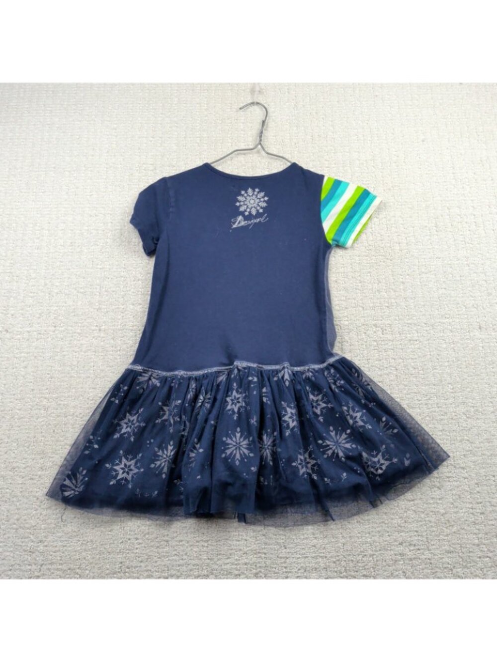 Desigual x Frozen II Elsa Disney Tutu Hugs Dress Girl Size 7-8 Mandala Boho - Picture 9 of 11